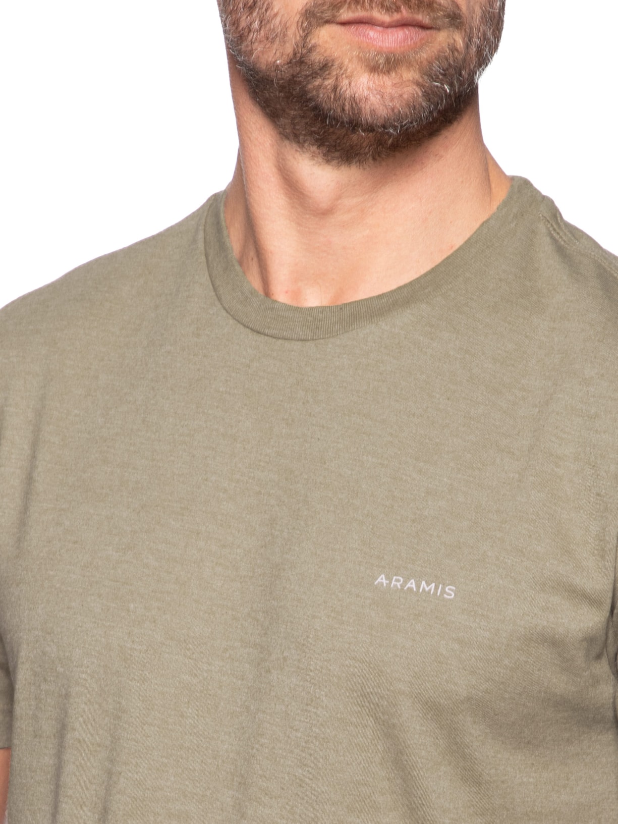 Camiseta Masculina Eco Lisa Bege Aramis