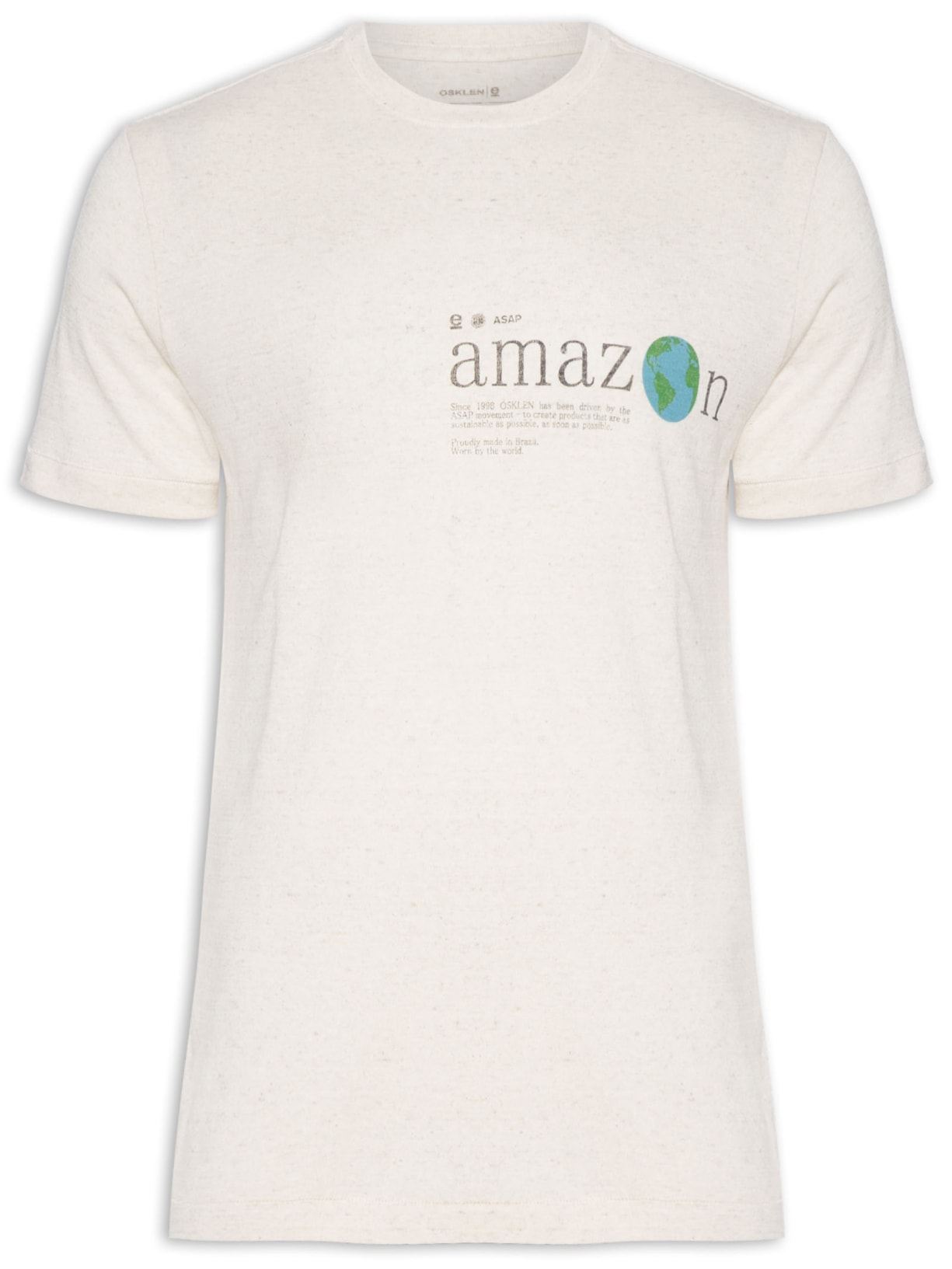 Camiseta Masculina Ecoblend Juta United E - Bege