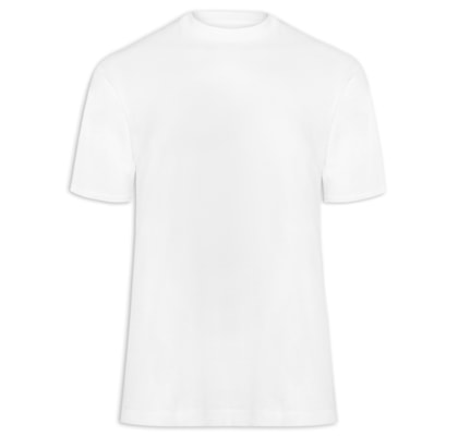 Camiseta Masculina Em Algodão Orgânico - Branco