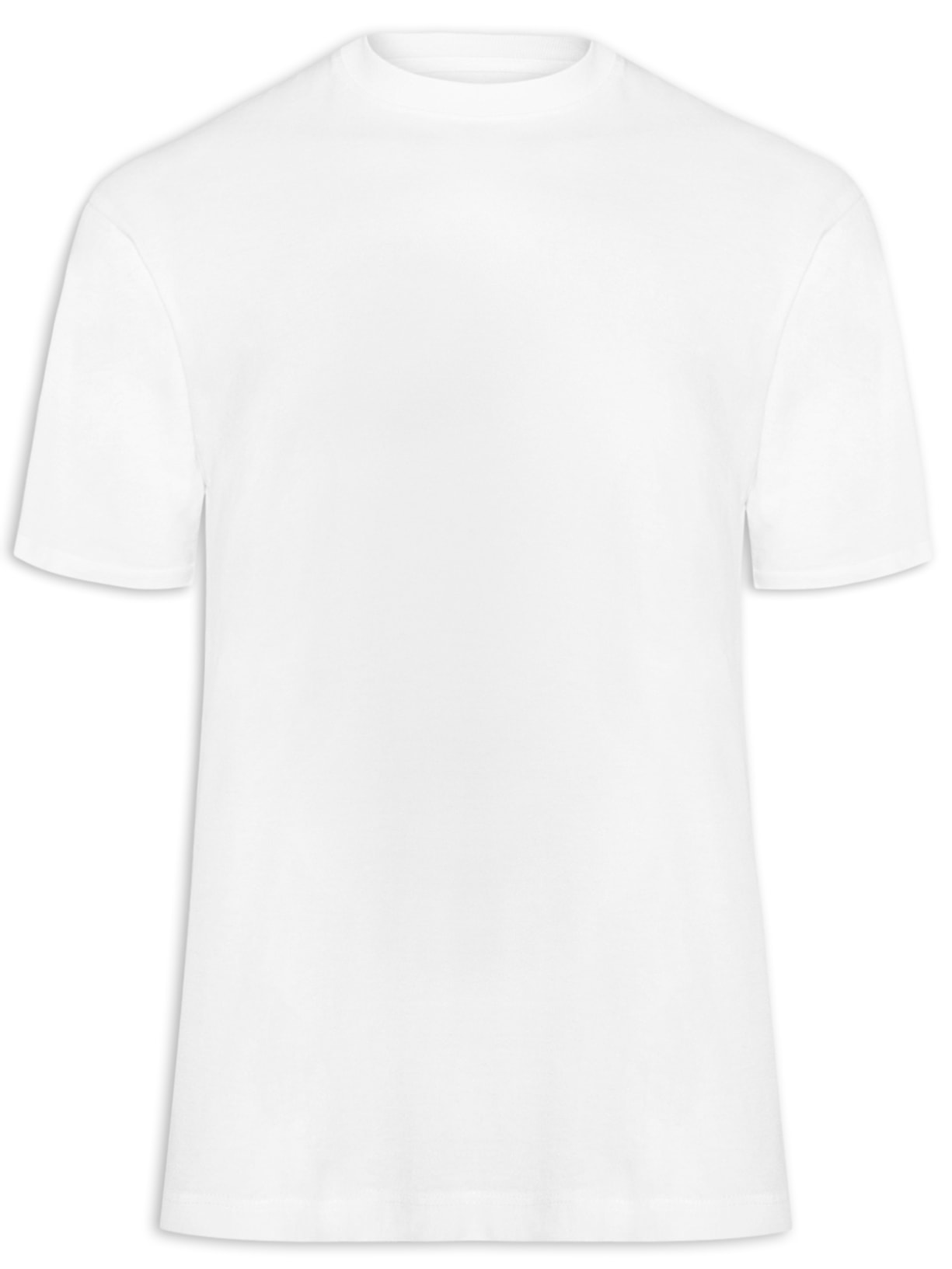 Camiseta Masculina Em Algodão Orgânico - Branco