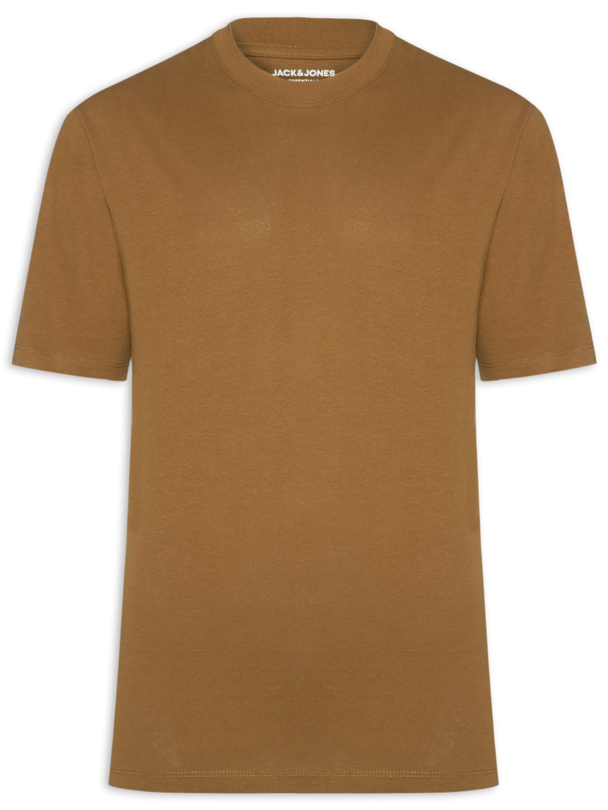 Camiseta Masculina Em Algodão Orgânico Marrom Jack & Jones
