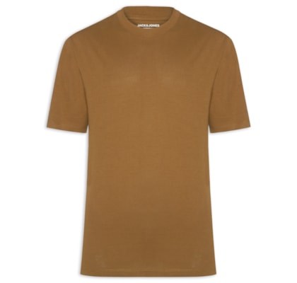 Camiseta Masculina Em Algodão Orgânico - Marrom