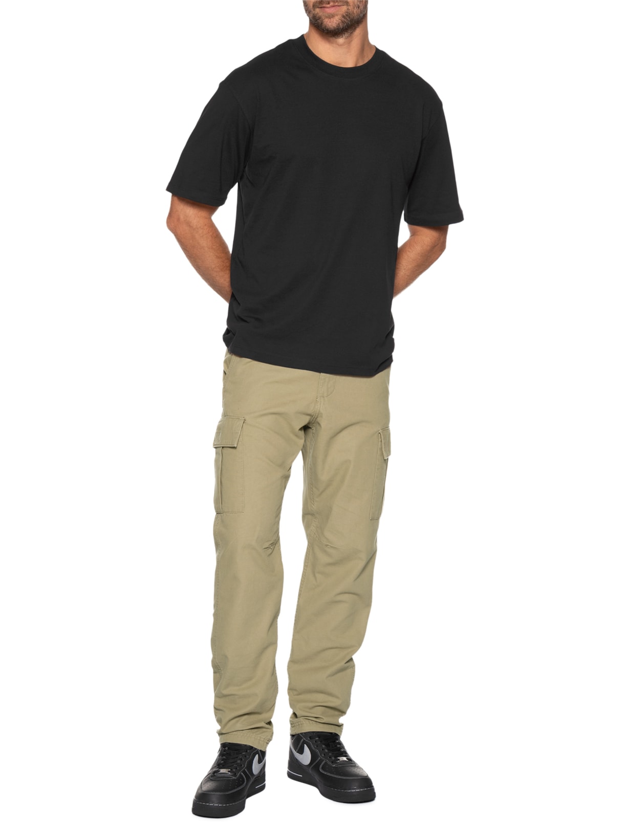 Camiseta Masculina Em Algodão Orgânico Preto Jack & Jones