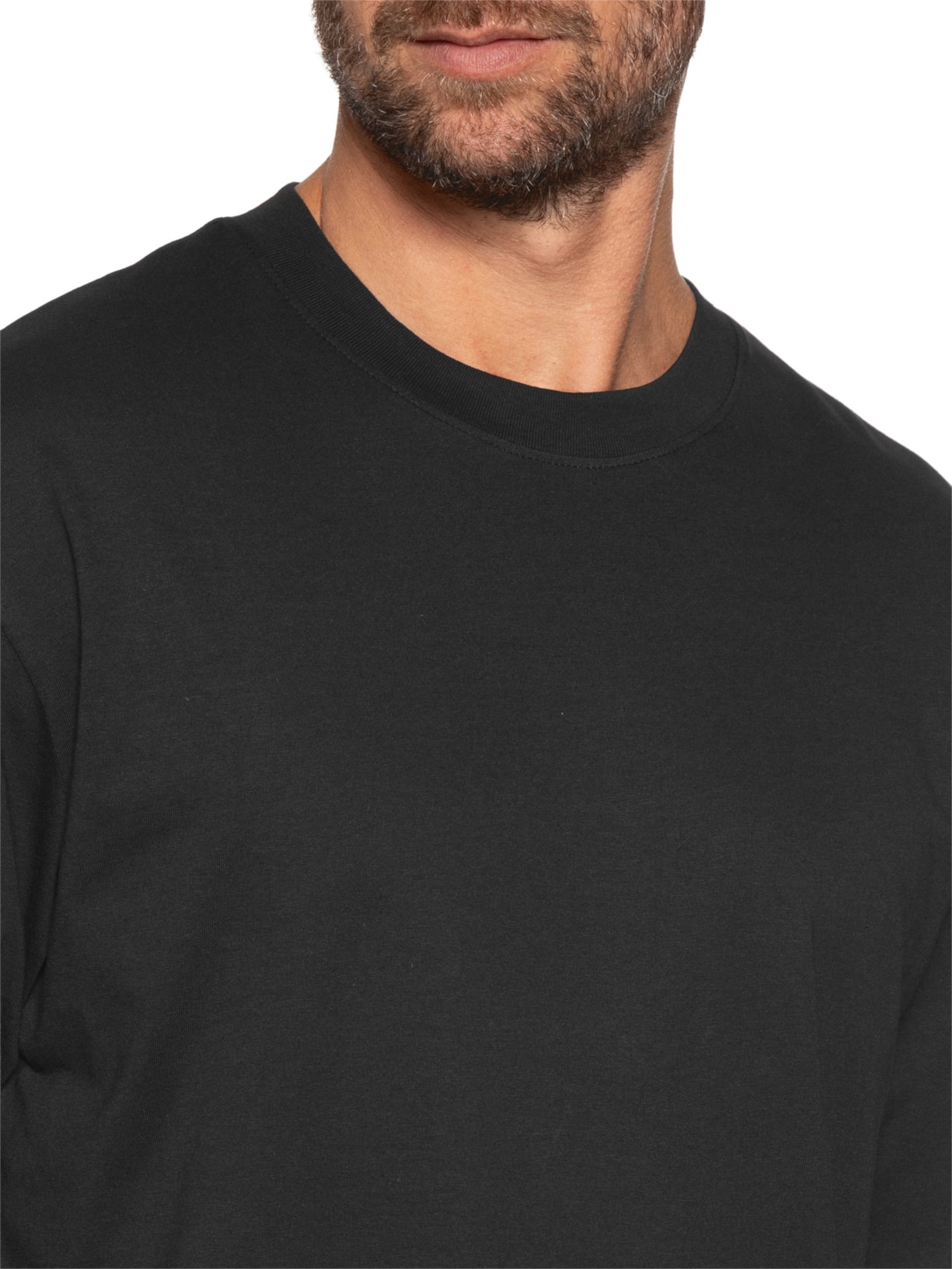 Camiseta Masculina Em Algodão Orgânico Preto Jack & Jones