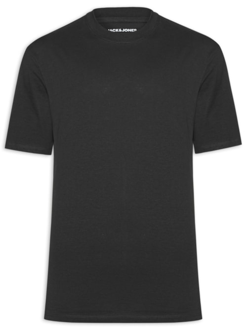 Camiseta Masculina Em Algodão Orgânico - Preto