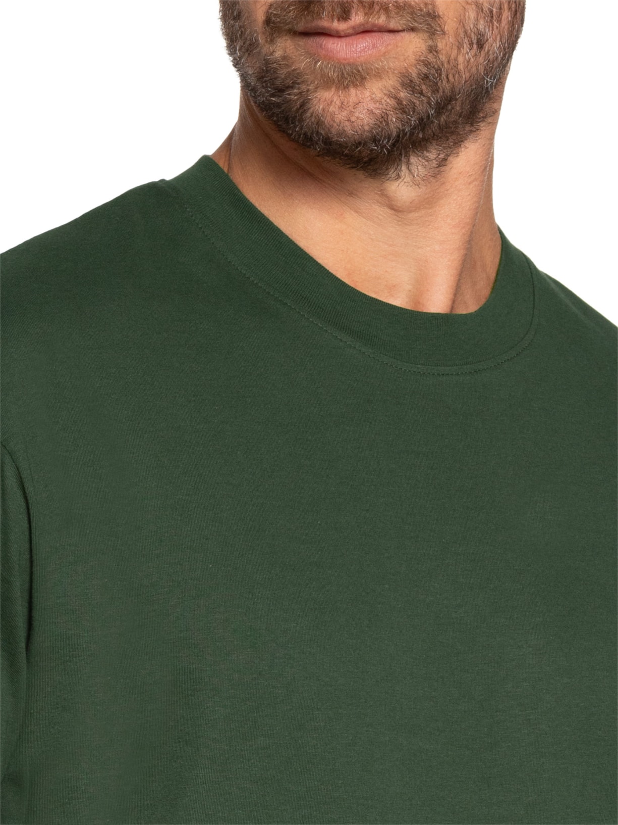 Camiseta Masculina Em Algodão Orgânico Verde Jack & Jones