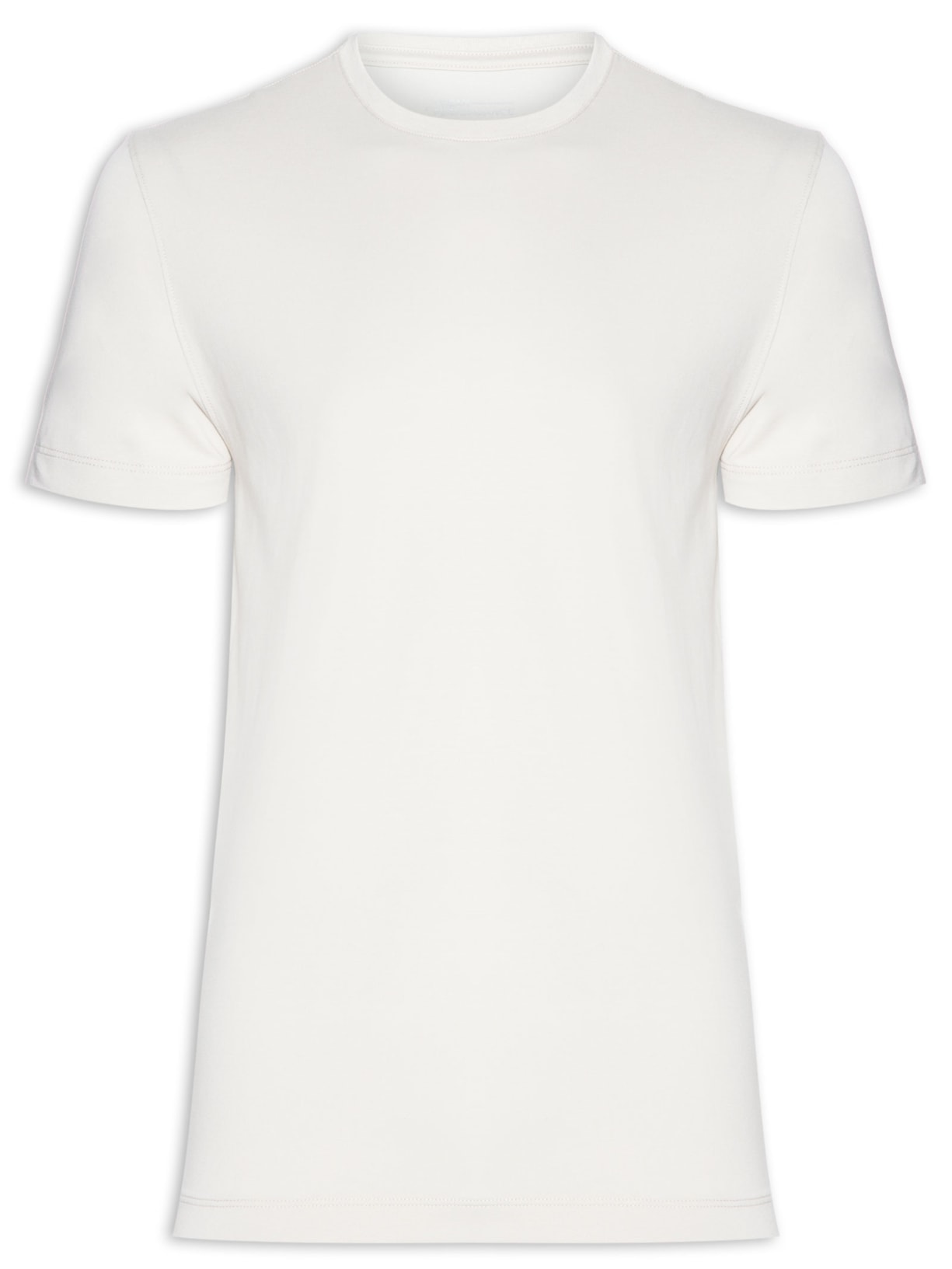 Camiseta Masculina em Algodão Pima Performing - Bege