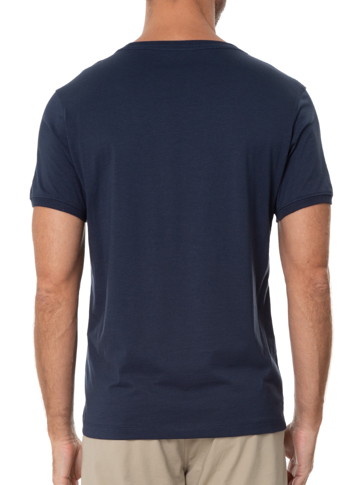 Camiseta Masculina em Algodão Pima Surton Azul Aramis