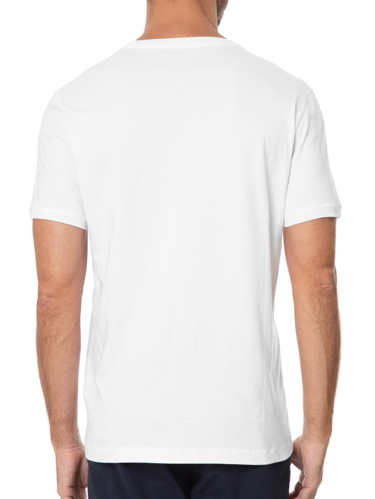 Camiseta Masculina Em Algodão Pima Surton Branco Aramis