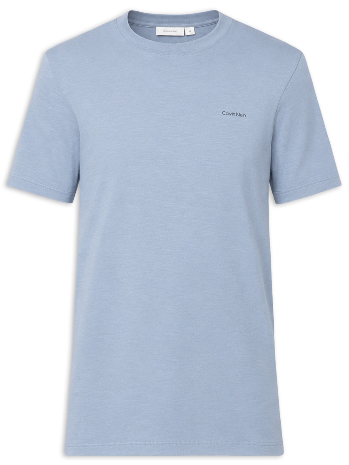 Camiseta Masculina em Flame Azul Calvin Klein