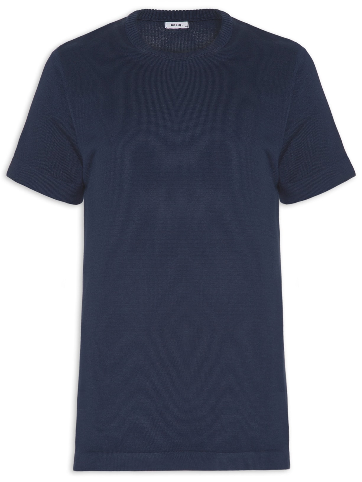 Camiseta Masculina Em Tricot - Azul