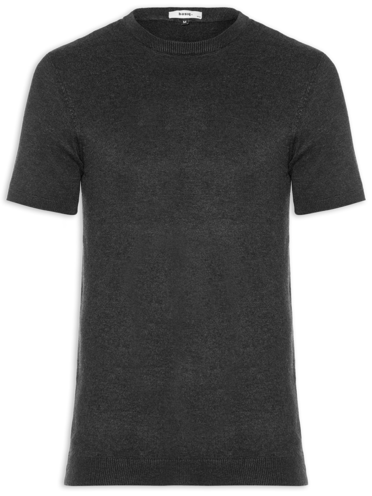 Camiseta Masculina Em Tricot - Preto