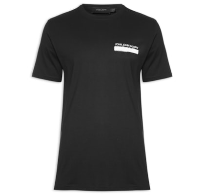 Camiseta Masculina Emboss Industry Black - Preto