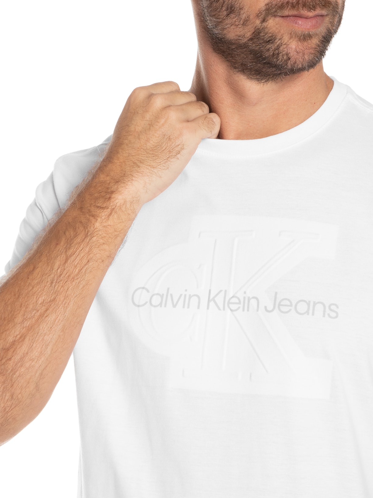 Camiseta Calça Branca Masculina Calvin Klein Calvin Klein Jeans