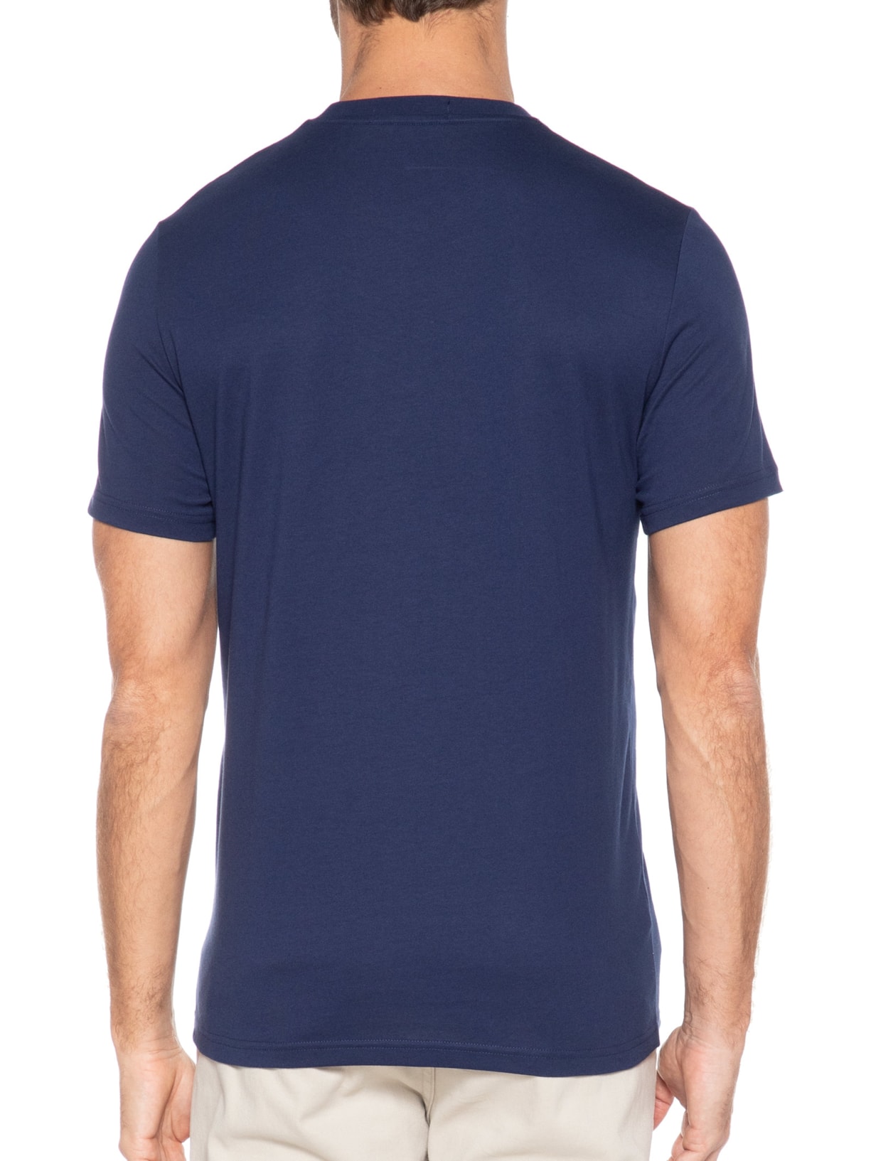 Camiseta Masculina Embroidered Azul Fred Perry
