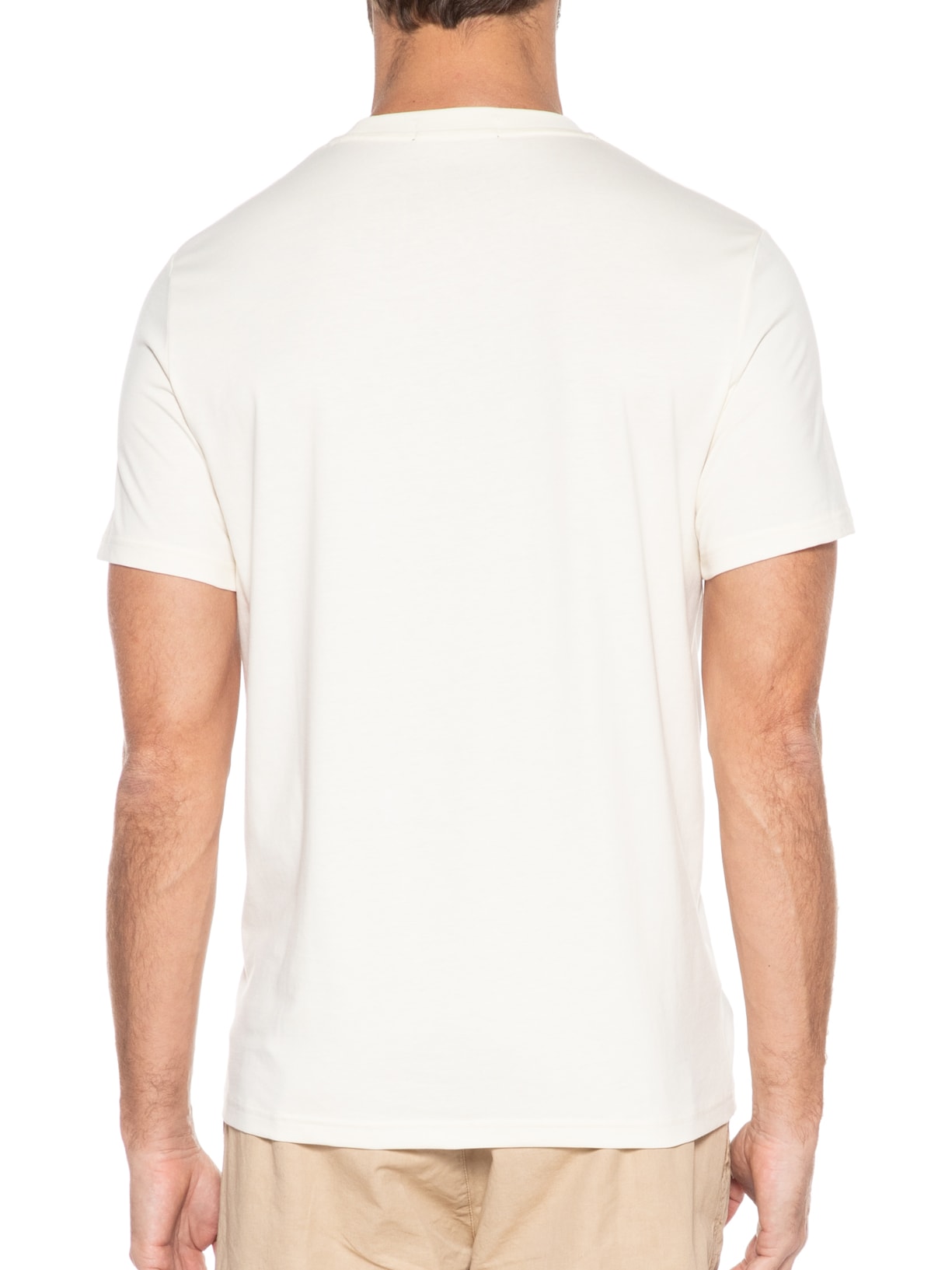 Camiseta Masculina Embroidered Bege Fred Perry
