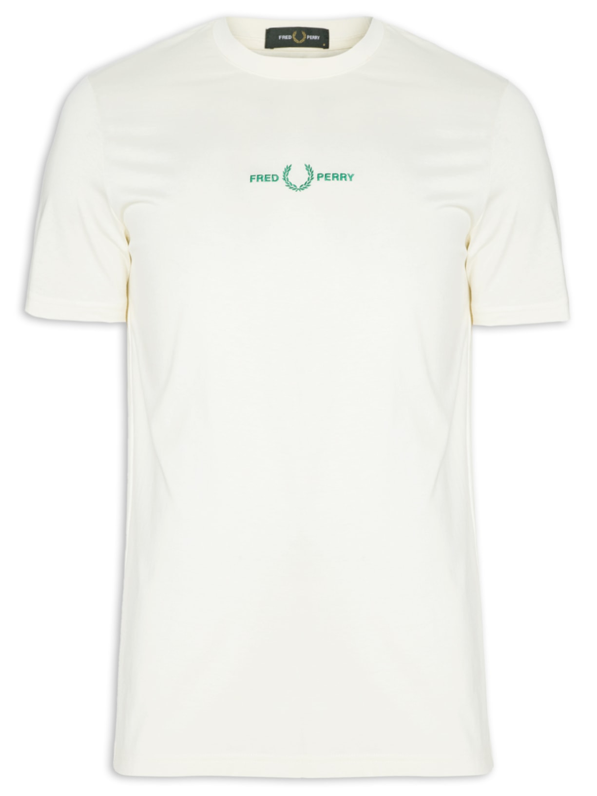 Camiseta Masculina Embroidered Bege Fred Perry
