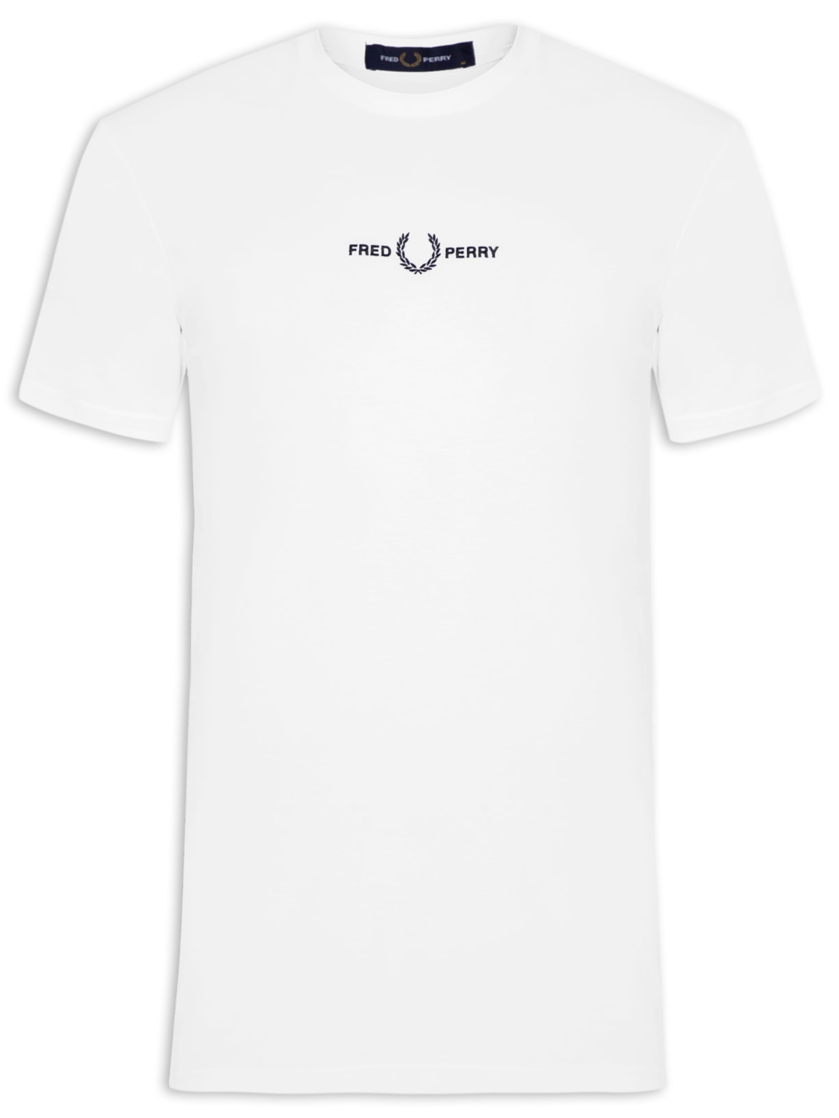 Camiseta Masculina Embroidered - Branco