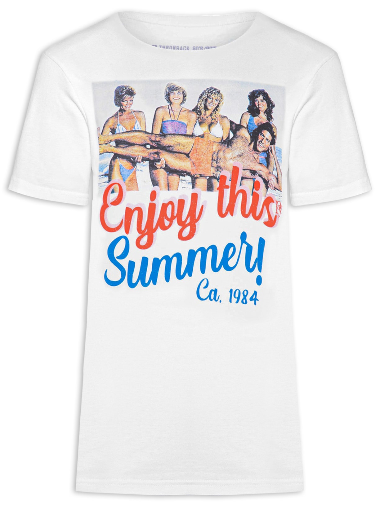 Camiseta Masculina Enjoy Summer - Branco