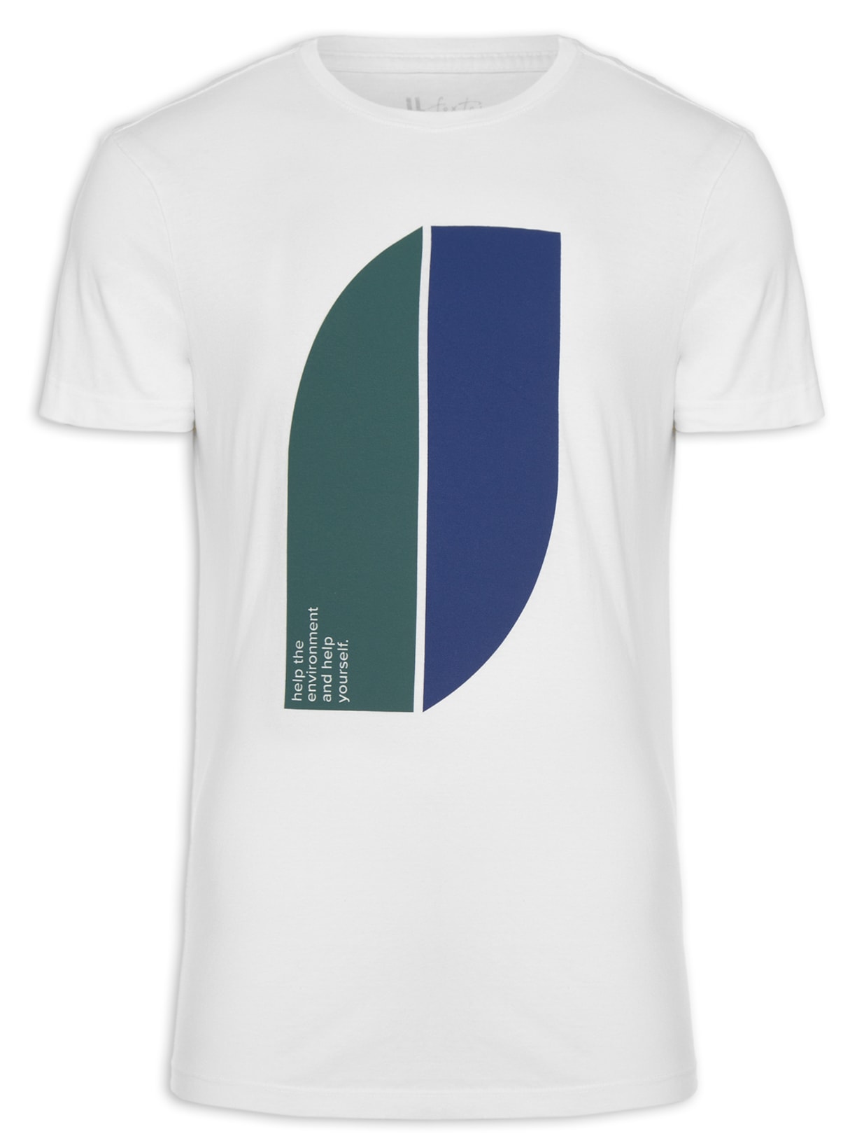 Camiseta Masculina Enviroment - Off White