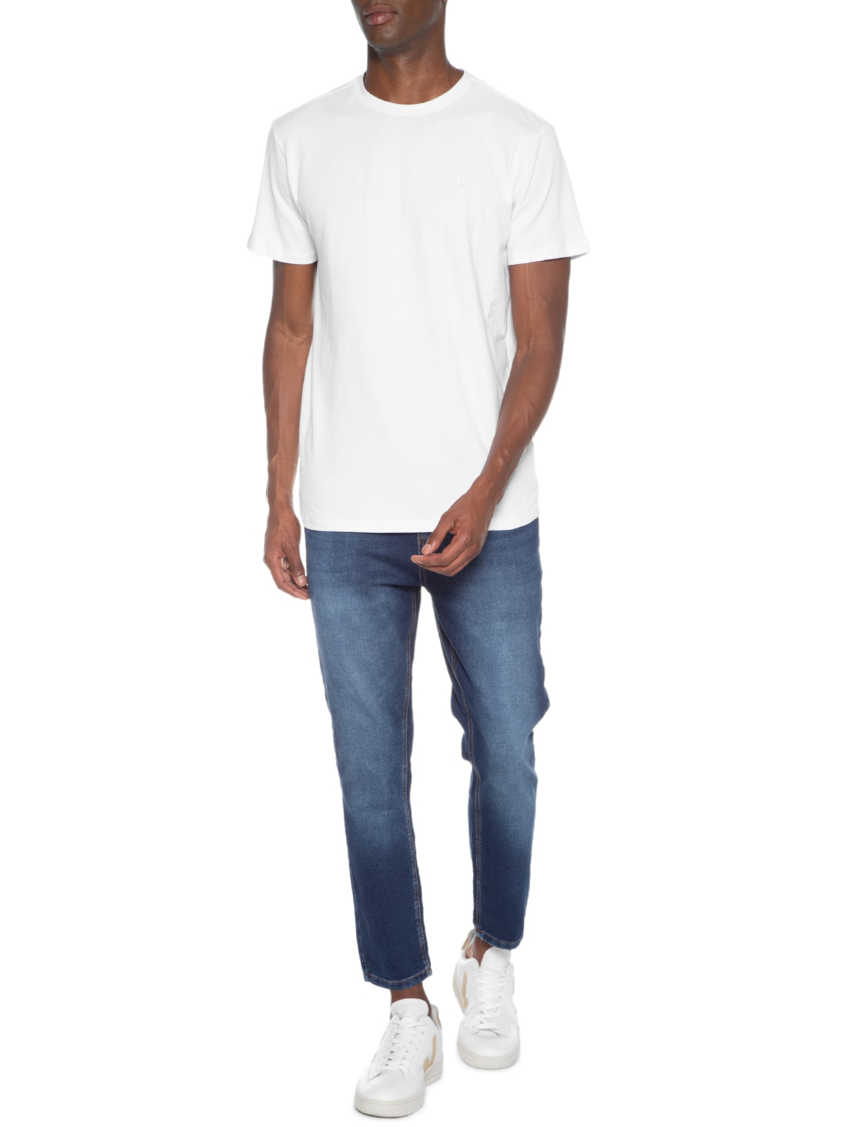 Camiseta Masculina Enxuto Branco Reserva