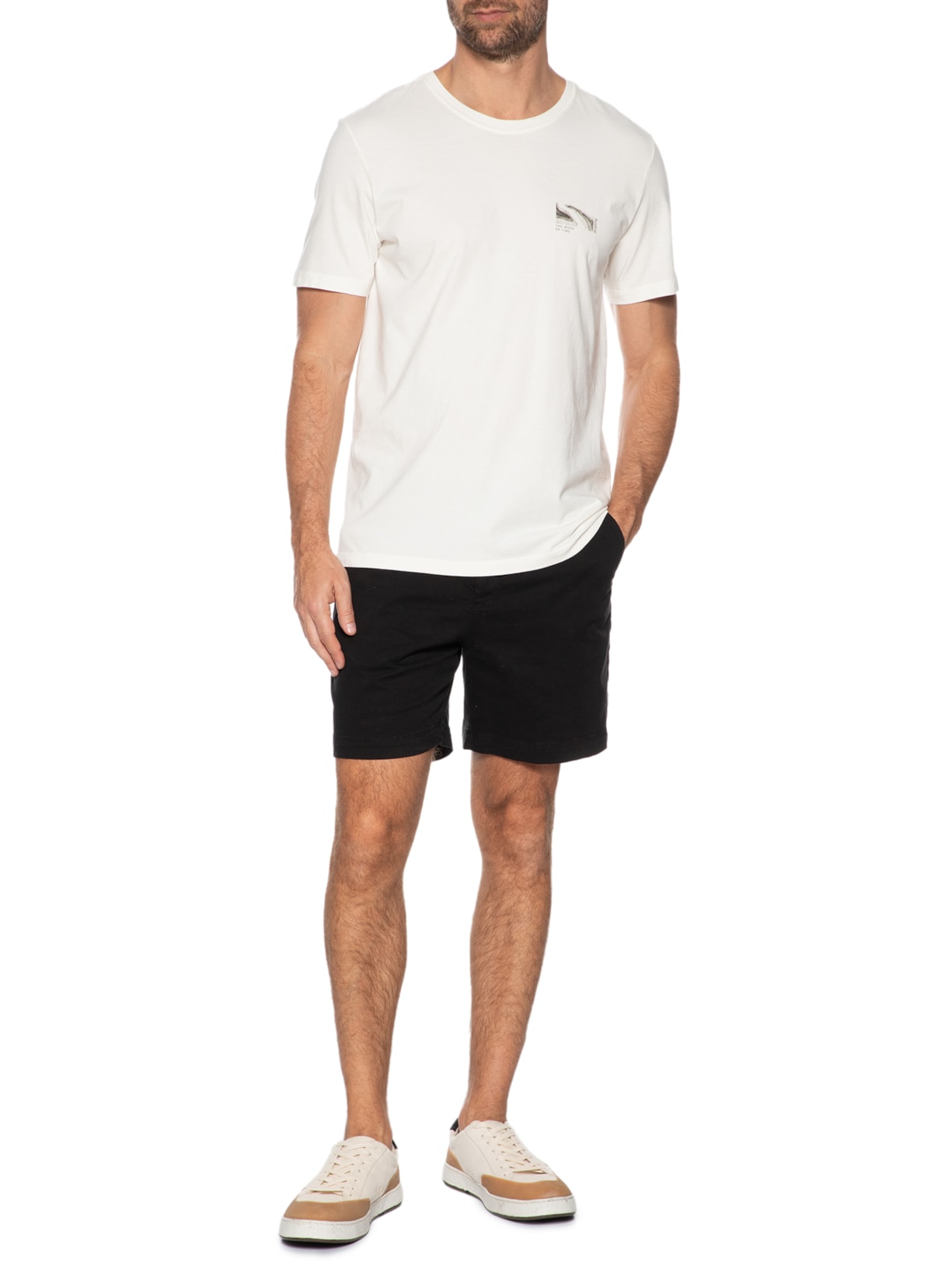 Camiseta Masculina Erosion Branco Austral