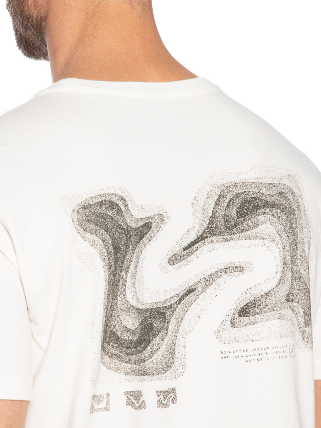 Camiseta Masculina Erosion Branco Austral