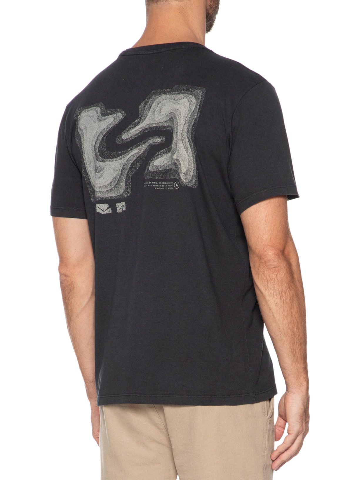 Camiseta Masculina Erosion Preto Austral