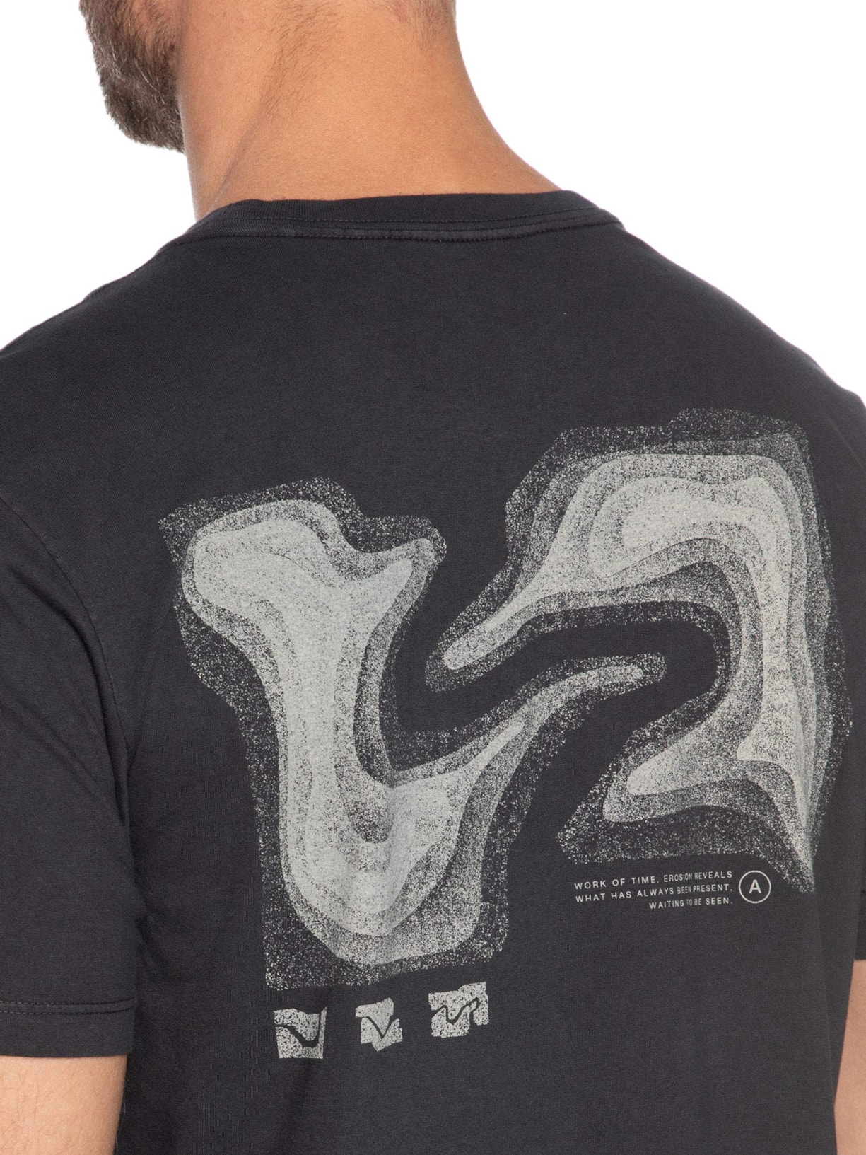 Camiseta Masculina Erosion Preto Austral