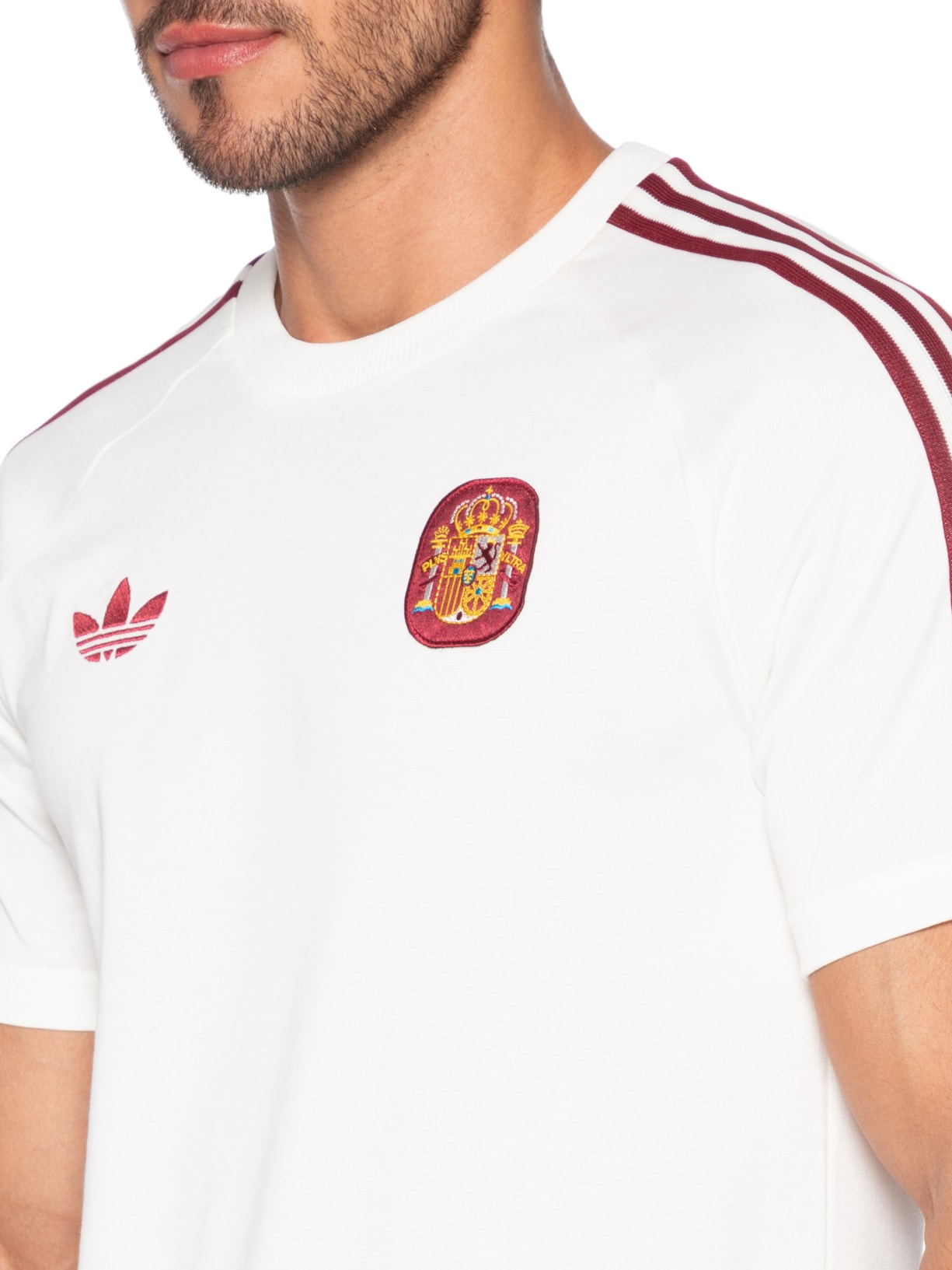 Camiseta Masculina Espanha – Branco Adidas Originals