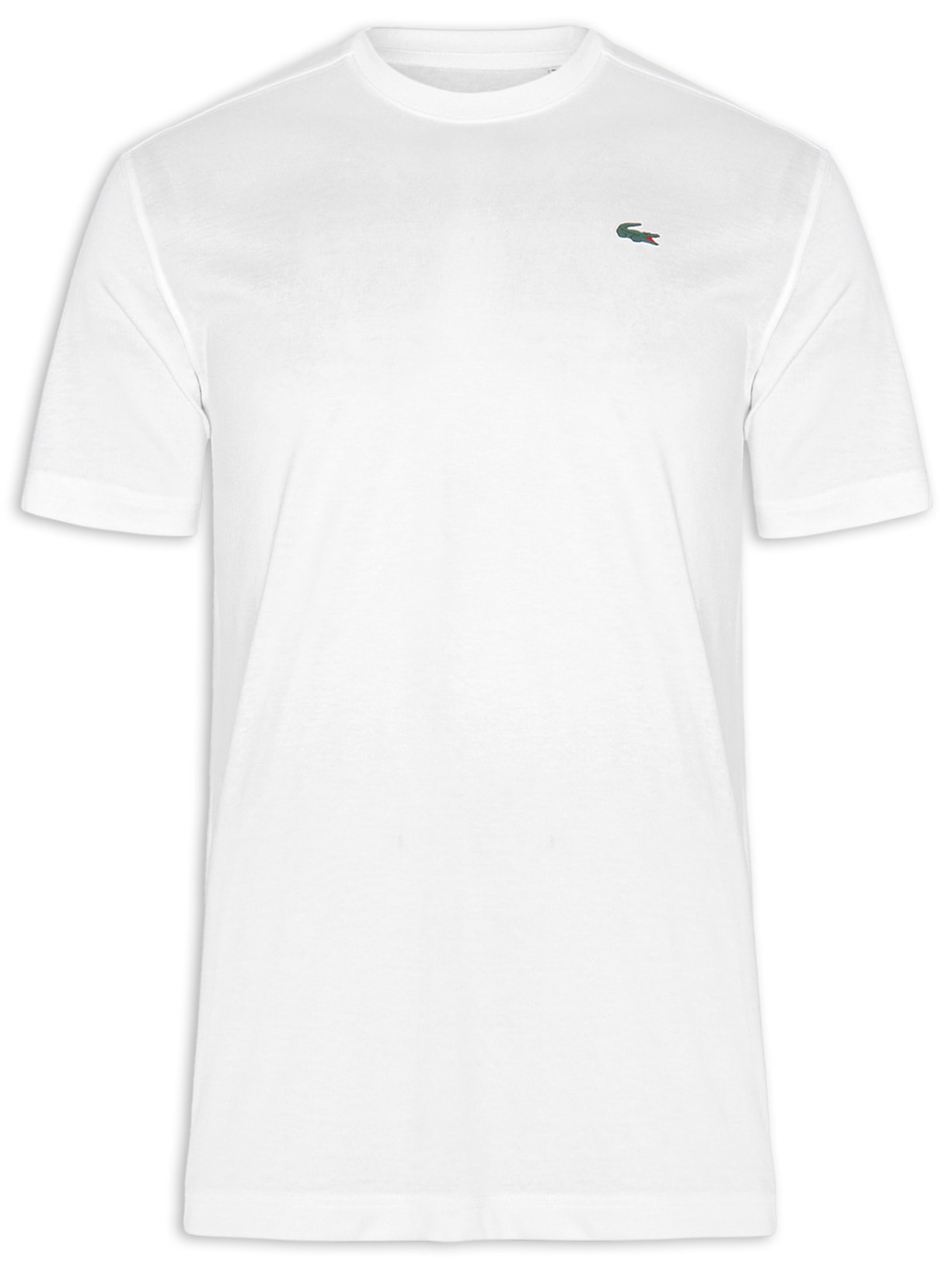 Camiseta Masculina Esportiva Regular Fit Em Algodão Ultra Dry - Branco