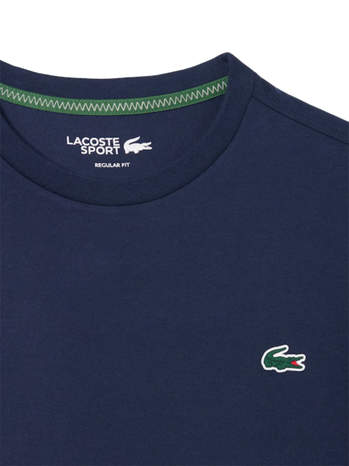 Camiseta Masculina Esportiva Tennis Ultra Dry Azul Lacoste