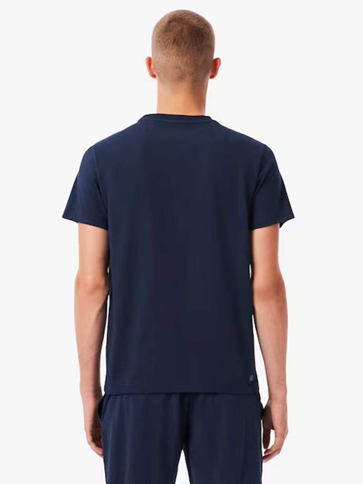 Camiseta Masculina Esportiva Tennis Ultra Dry Azul Lacoste