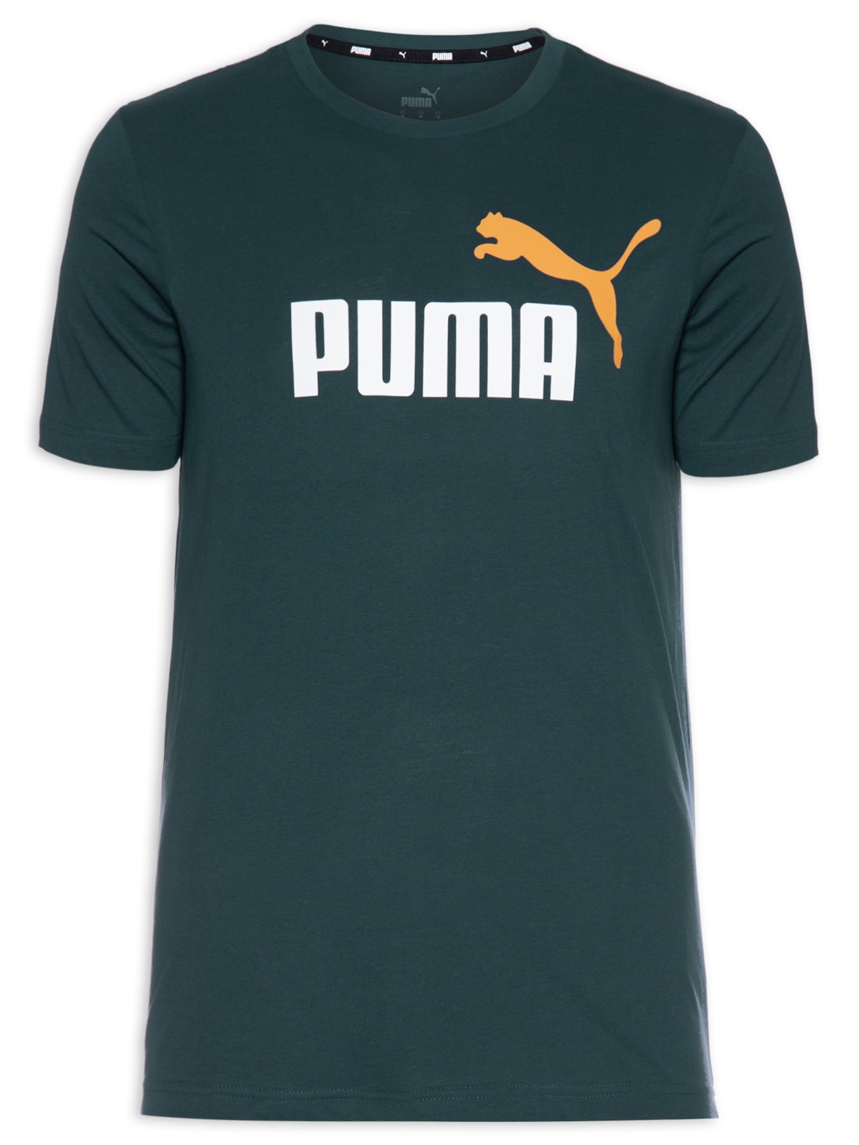 Camiseta Masculina Ess+ 2 Col Logo Tee - Azul