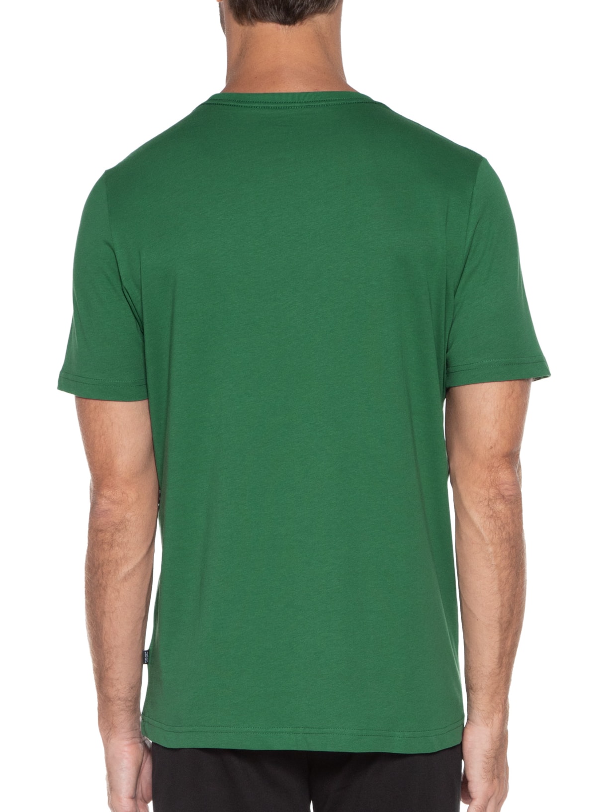 Camiseta Masculina Ess+ 2 Col Logo Tee Verde Puma