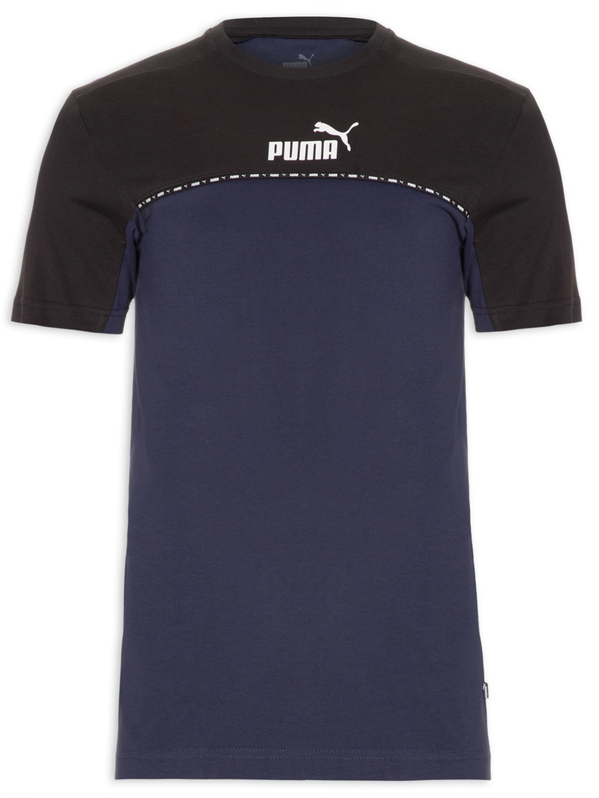 Camiseta Masculina Ess Block X Tape - Azul