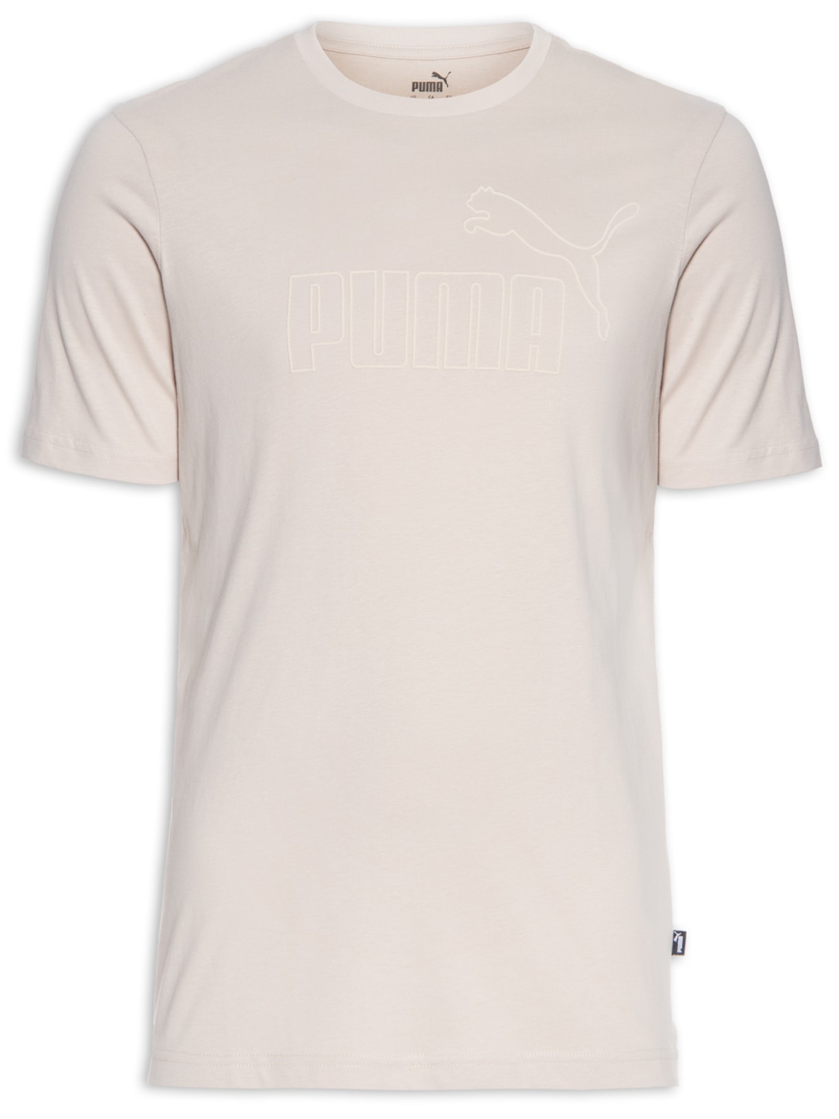 Camiseta Masculina Ess Elevated Tee - Bege