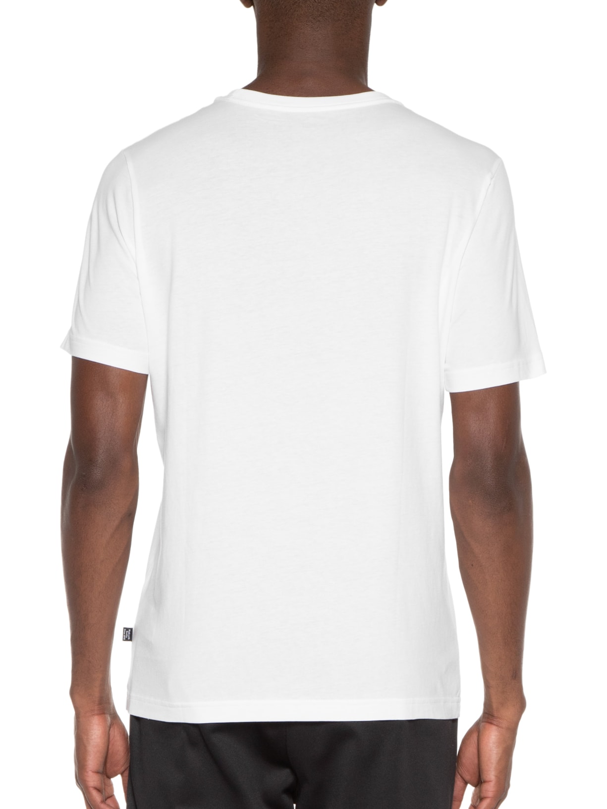 Camiseta Masculina Ess Logo Tee Branco Puma