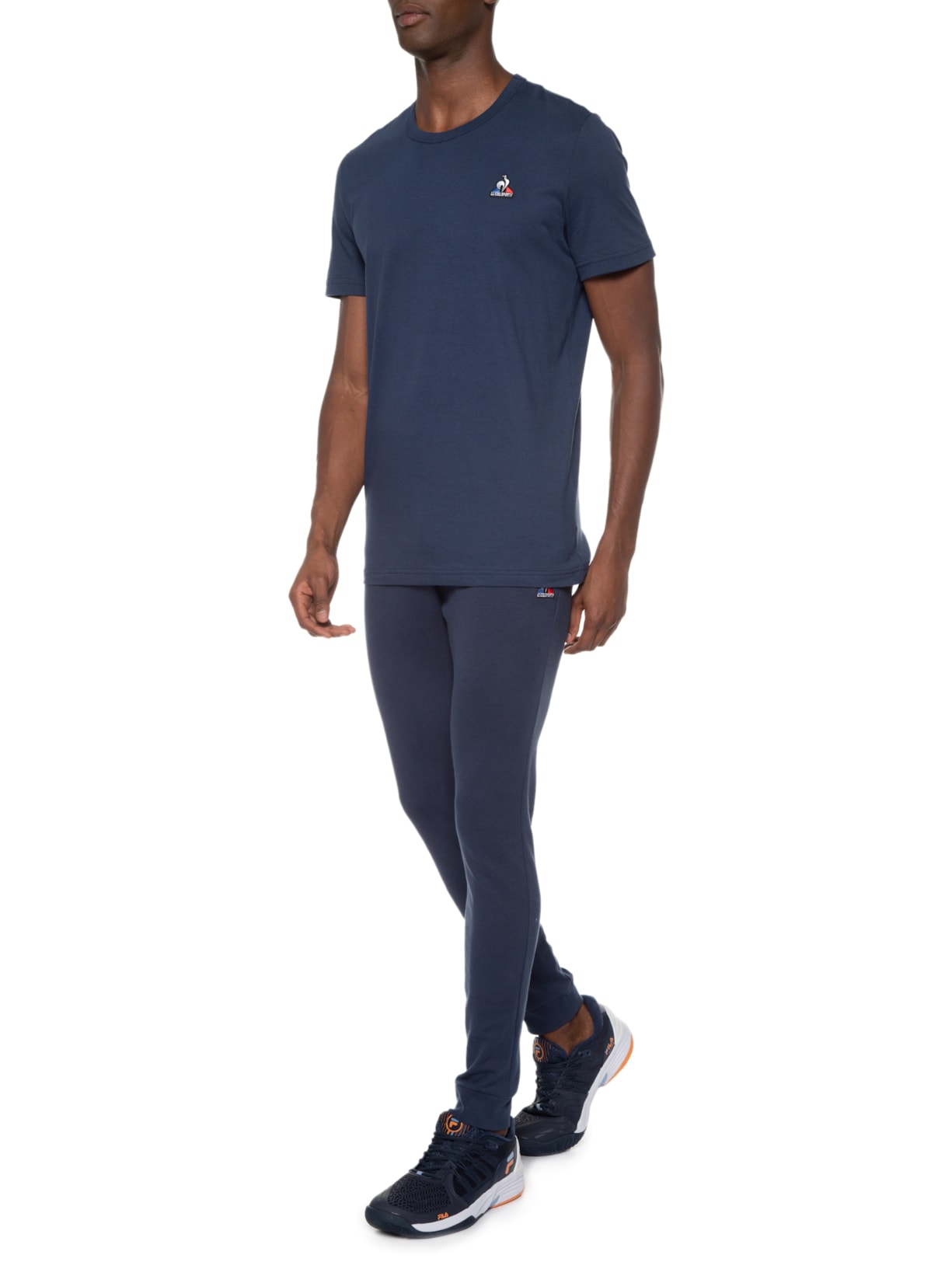 Camiseta Masculina Ess Tee Ss Nº3 Azul Le Coq Sportif