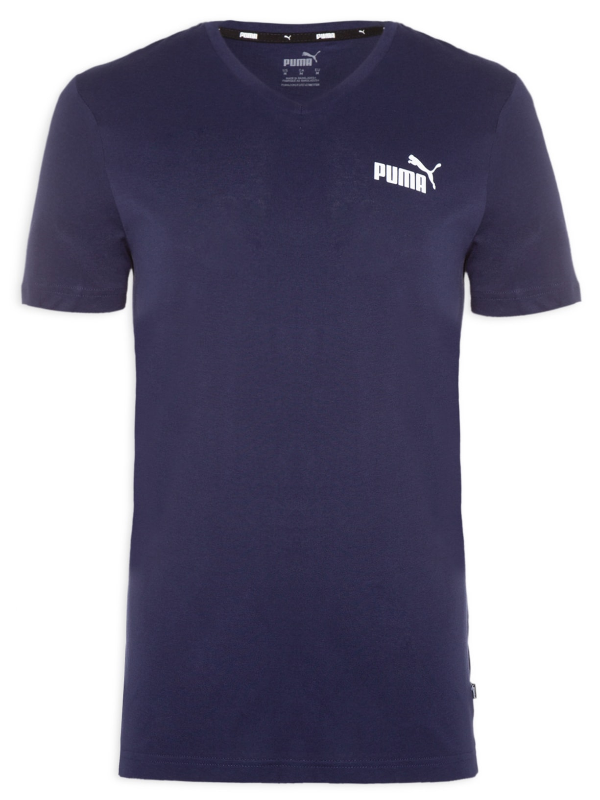 Camiseta Masculina Ess V Neck Tee - Azul