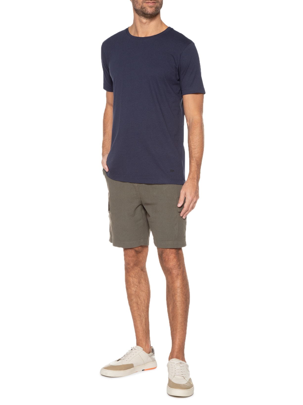 Camiseta Masculina Essencial Azul Urbô