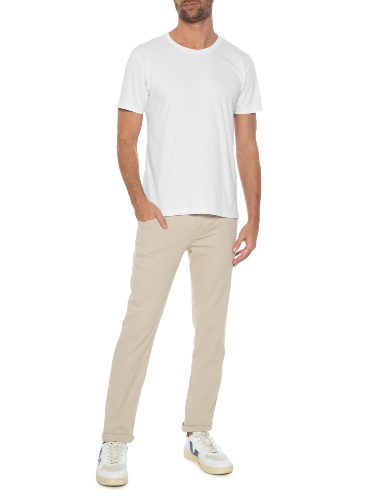 Camiseta Masculina Essencial Branco Urbô