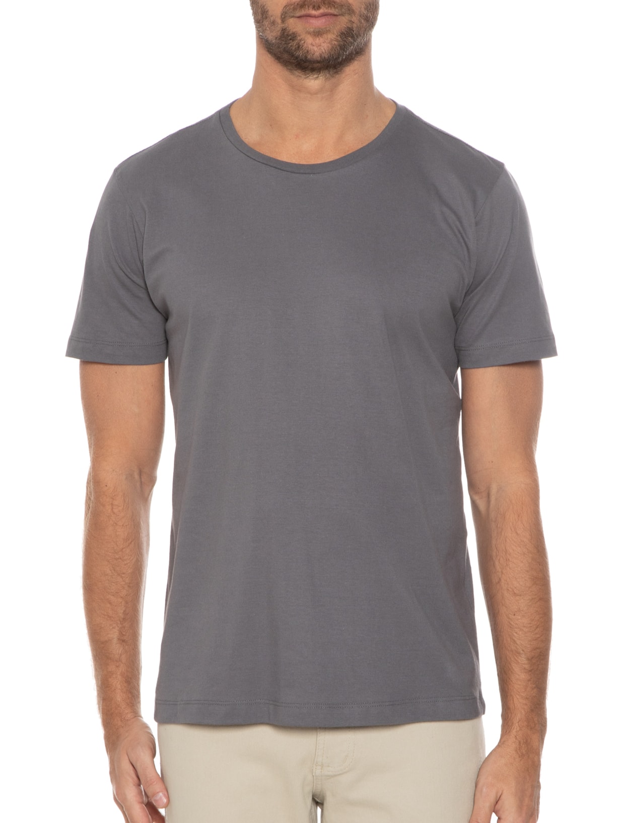 Camiseta Masculina Essencial Cinza Urbô