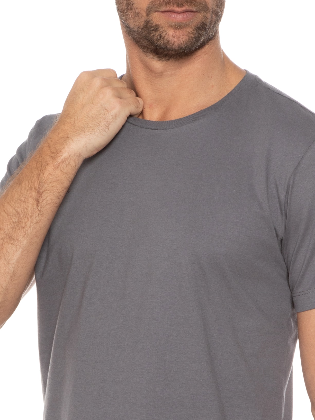 Camiseta Masculina Essencial Cinza Urbô