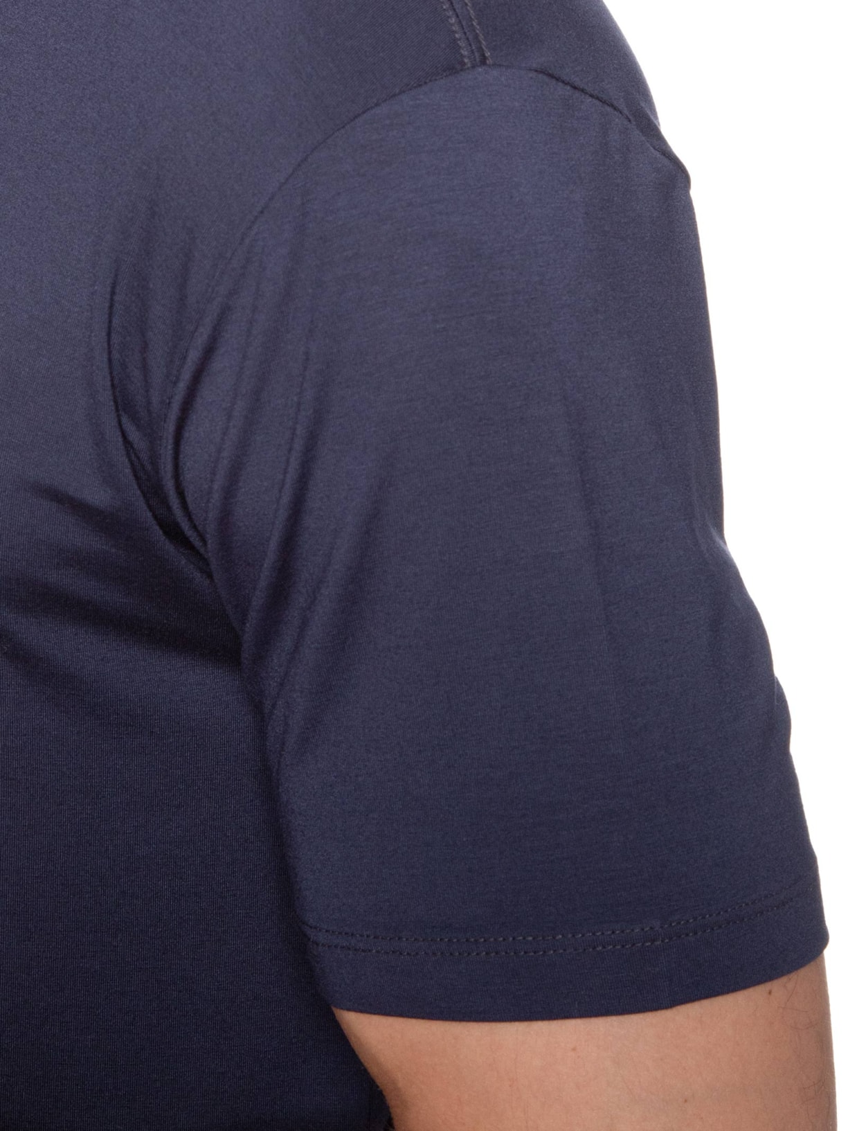 Camiseta Masculina Essencial Tech Em Modal Azul '2 Essential