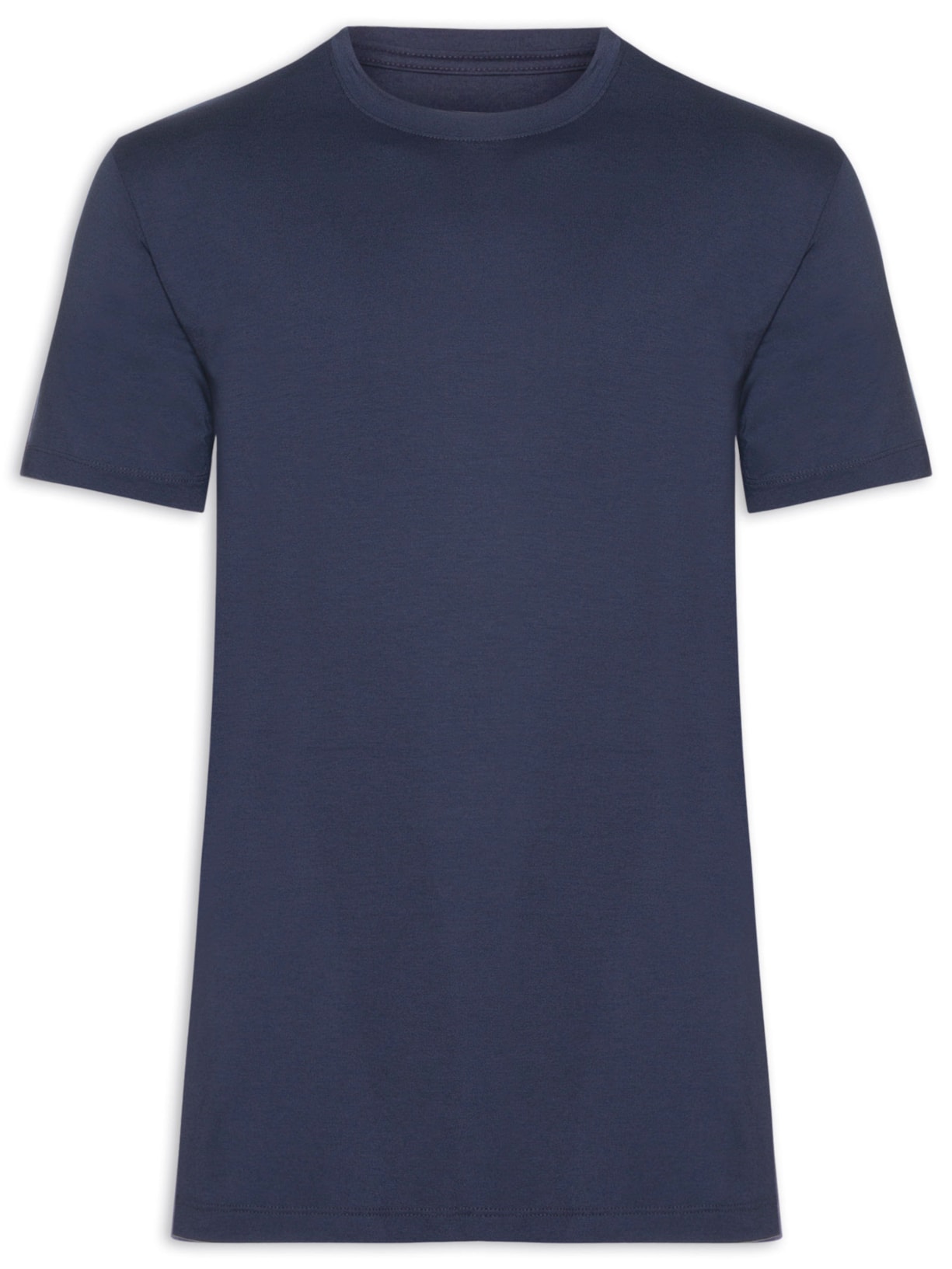 Camiseta Masculina Essencial Tech Em Modal - Azul