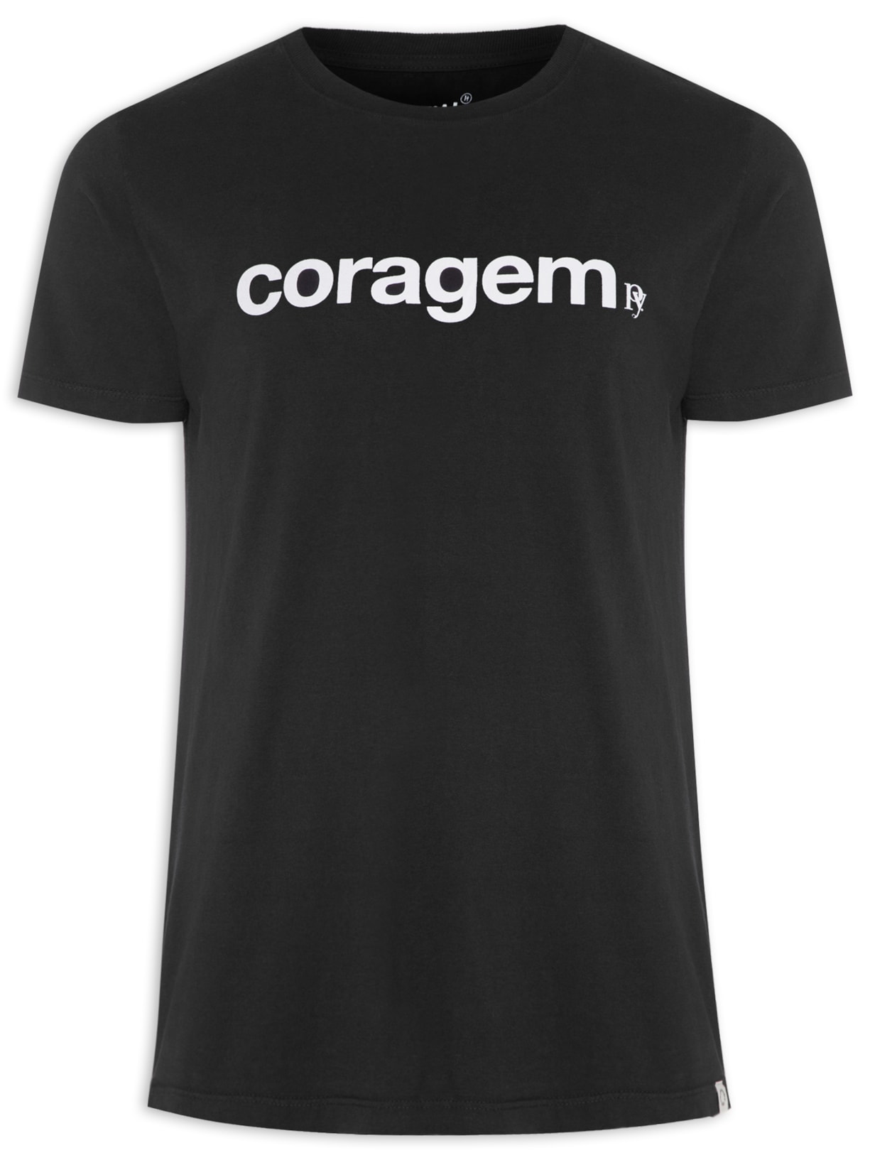 Camiseta Masculina Essential Coragem - Preto