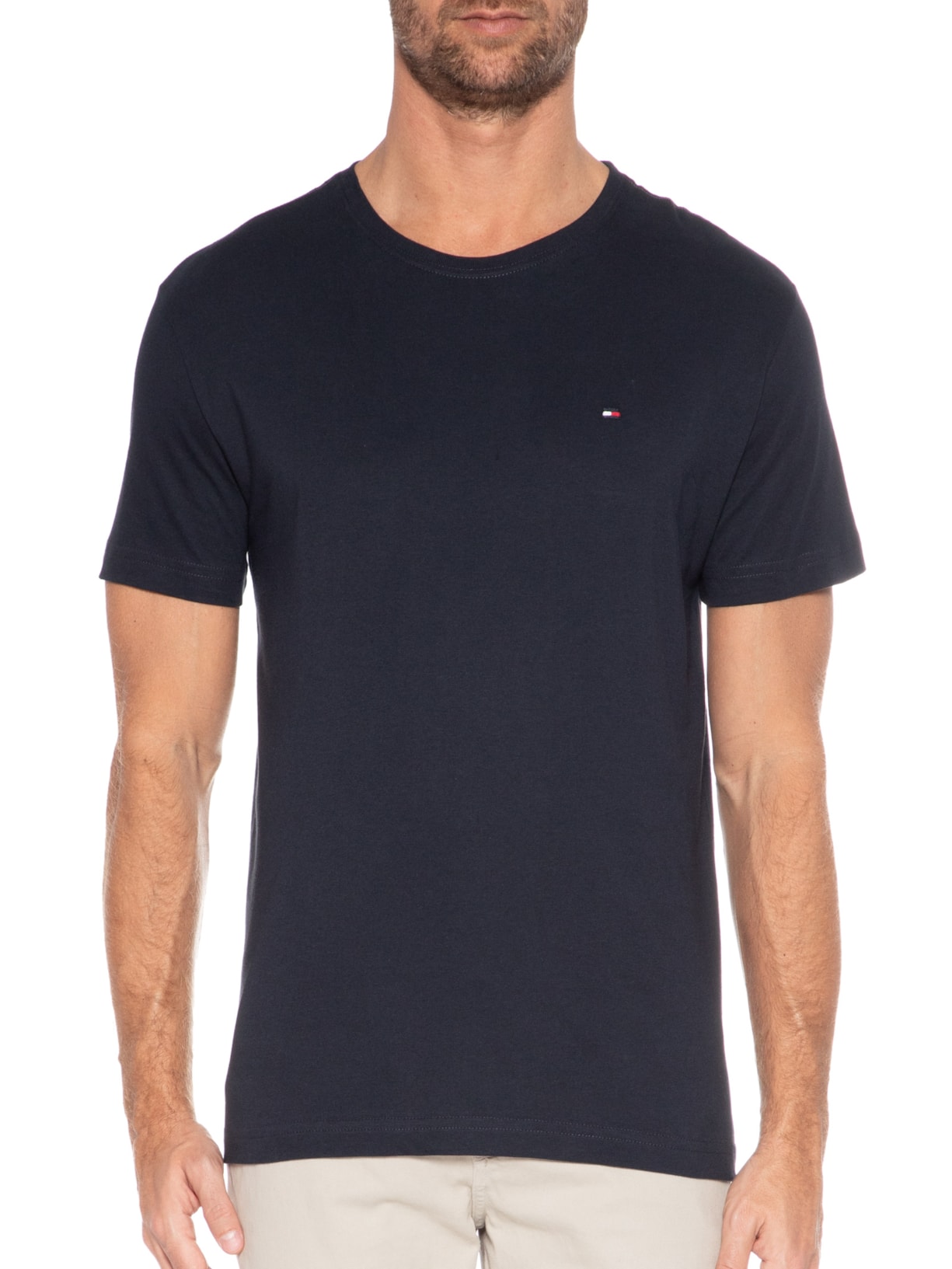 Camiseta Masculina Essential Cotton Azul Tommy Hilfiger