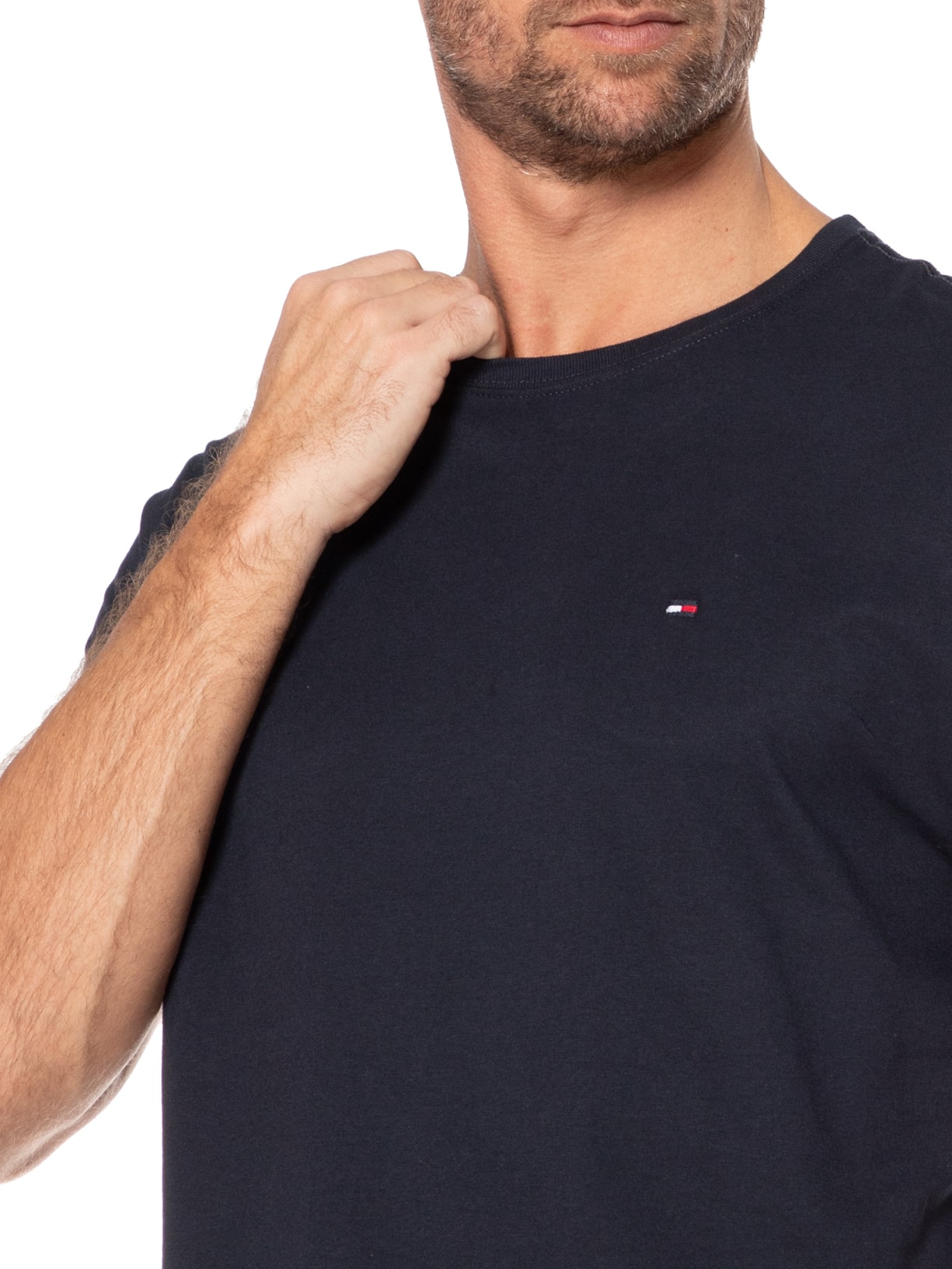 Camiseta Masculina Essential Cotton Azul Tommy Hilfiger