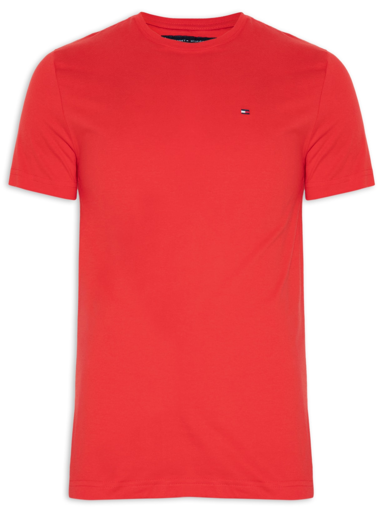 Camiseta Masculina Essential Cotton - Vermelho